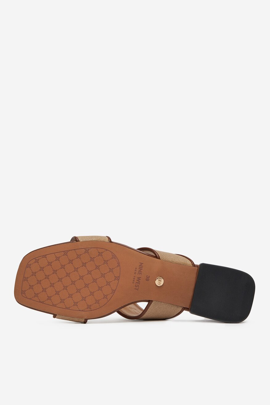 NINE WEST - Klapki na słupku - 5906751099513