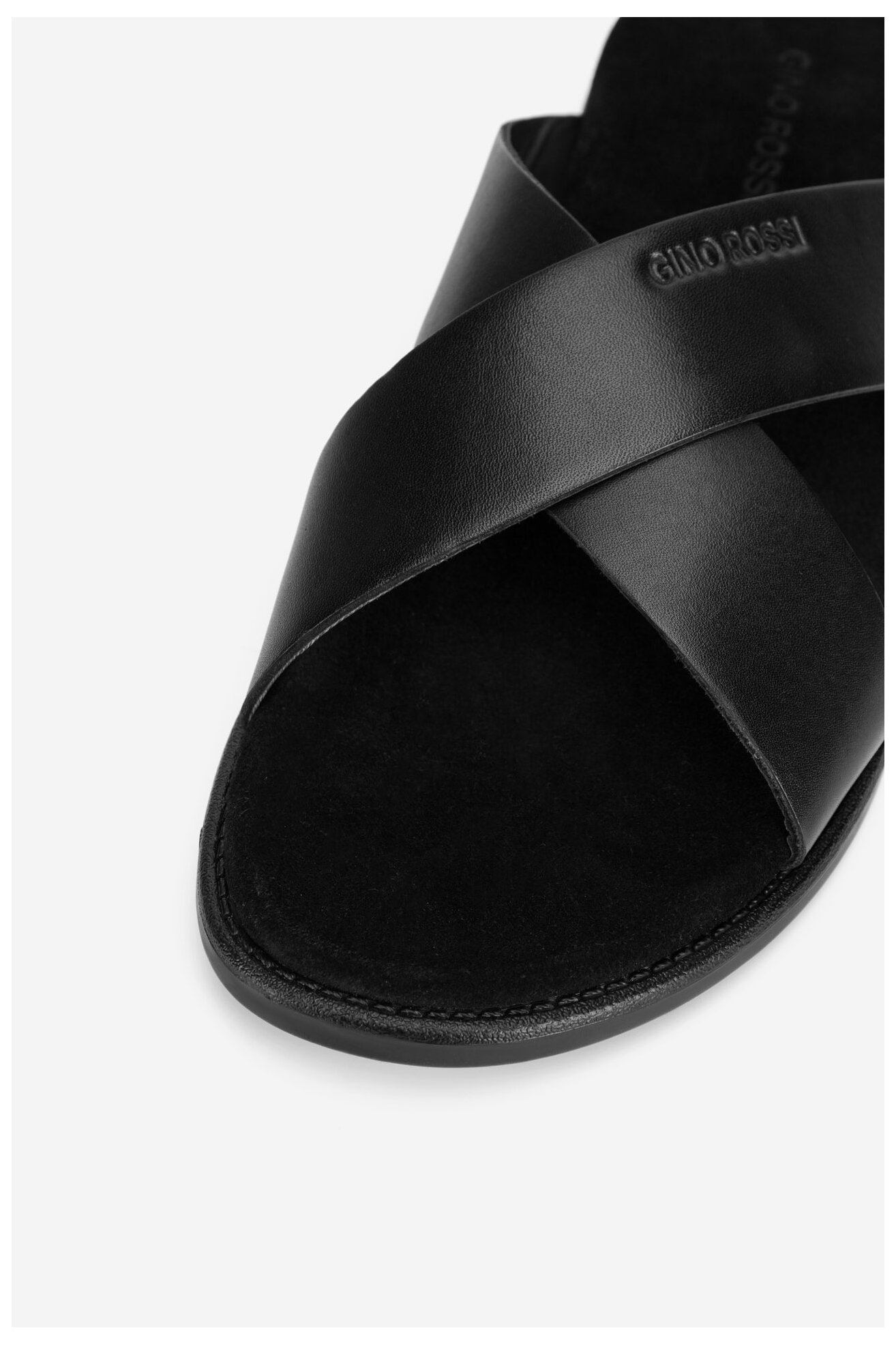 Klapki Gino Rossi MARCELLO-06 MB Czarny
