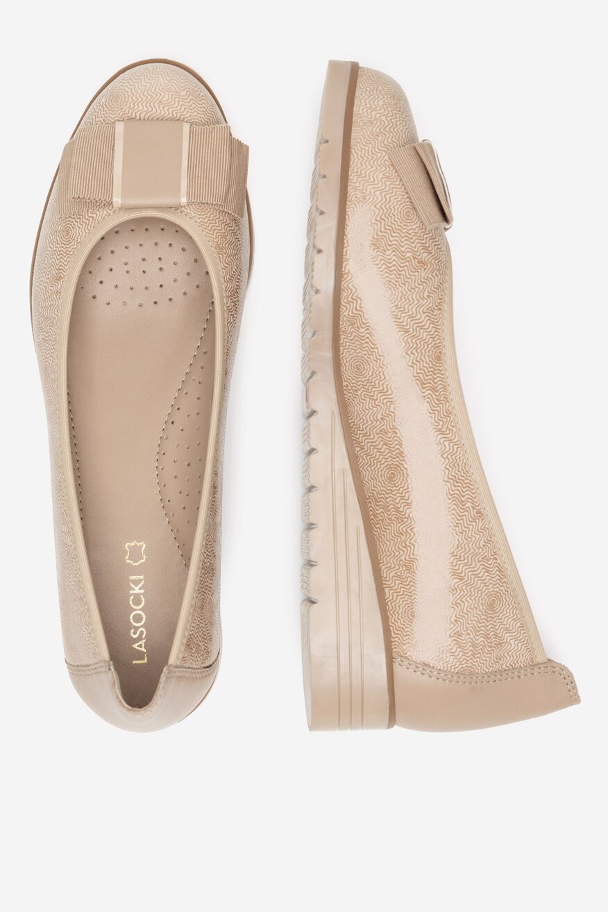 
                Lasocki - Baleriny skórzane - 5904862307428