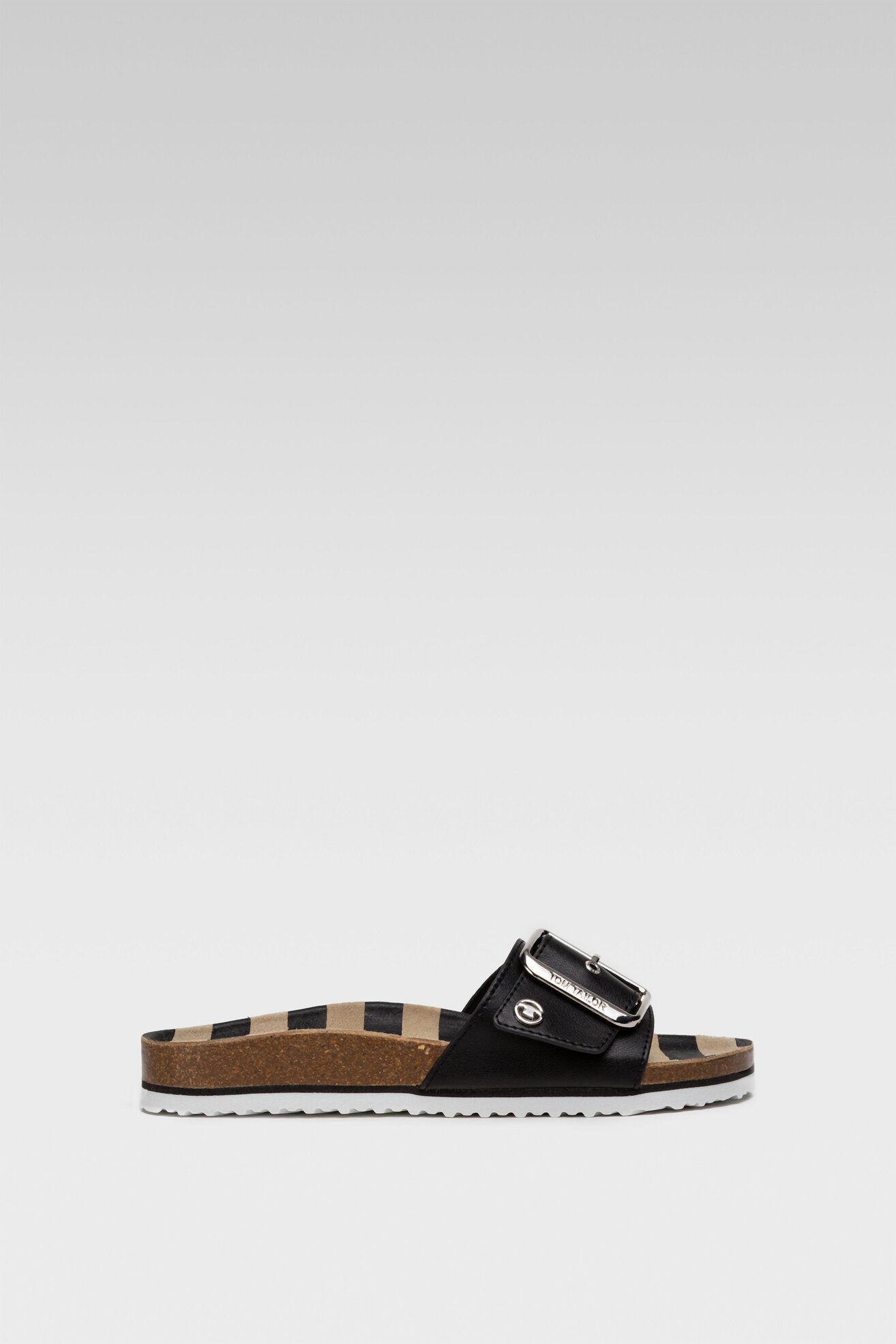 Klapki Tom Tailor 329340300 Czarny