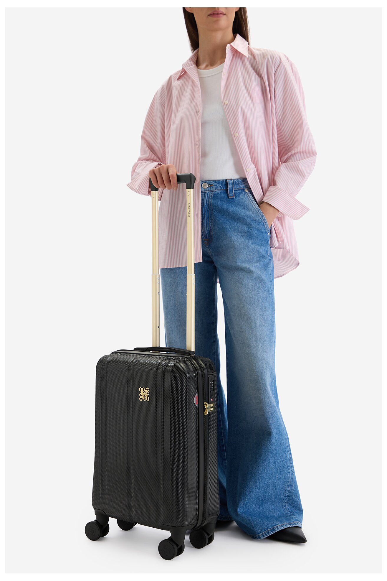 Walizka NINE WEST CEO-NW-S-003-09 BLACK Czarny