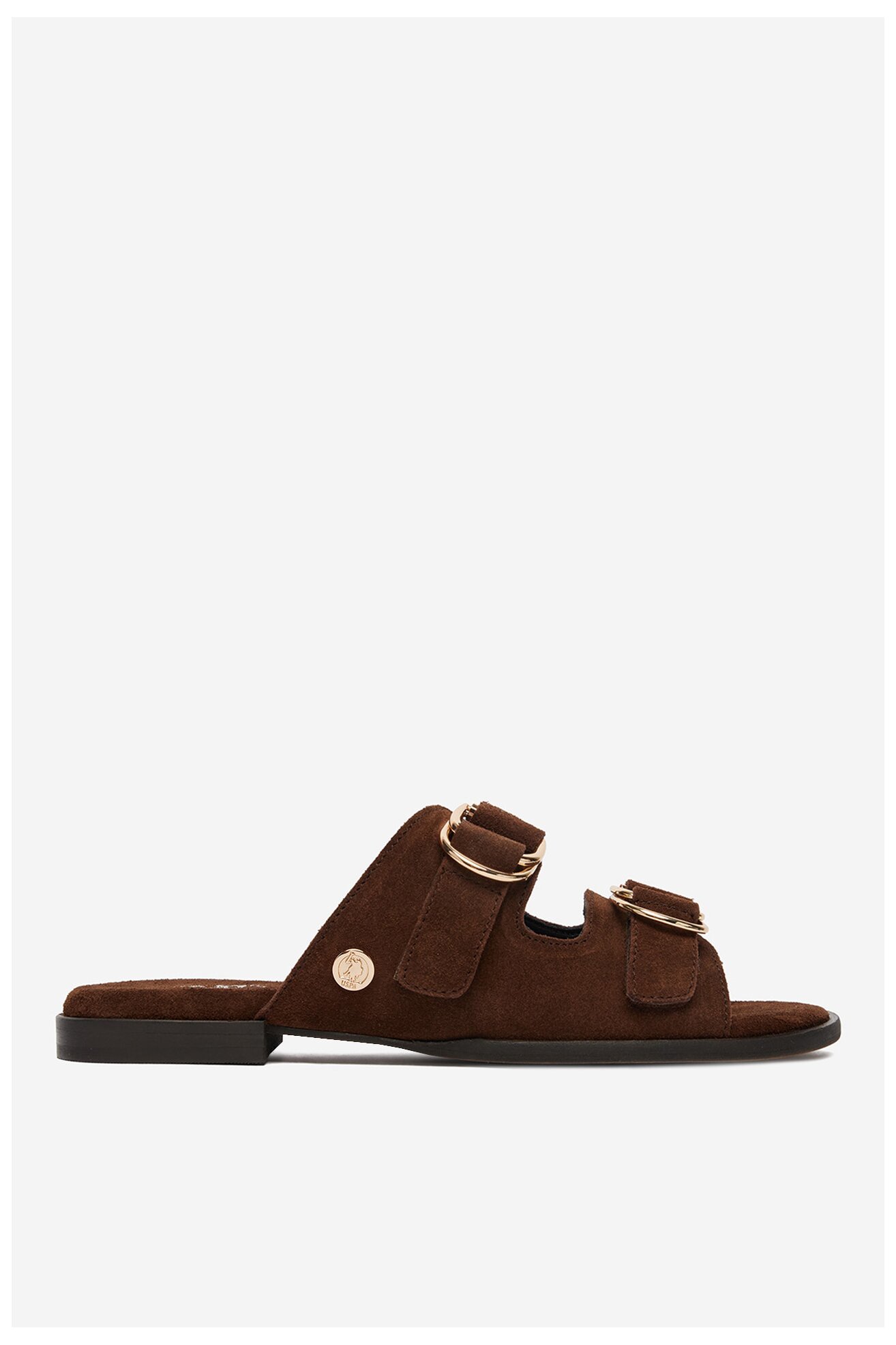 Klapki U.S. POLO ASSN. EO-KATYA001W/6S1 Brązowy