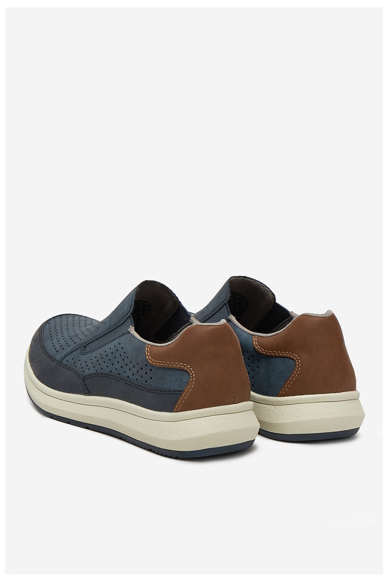 Polobotka Rieker 16952-14 TMAVĚ MODRÁ