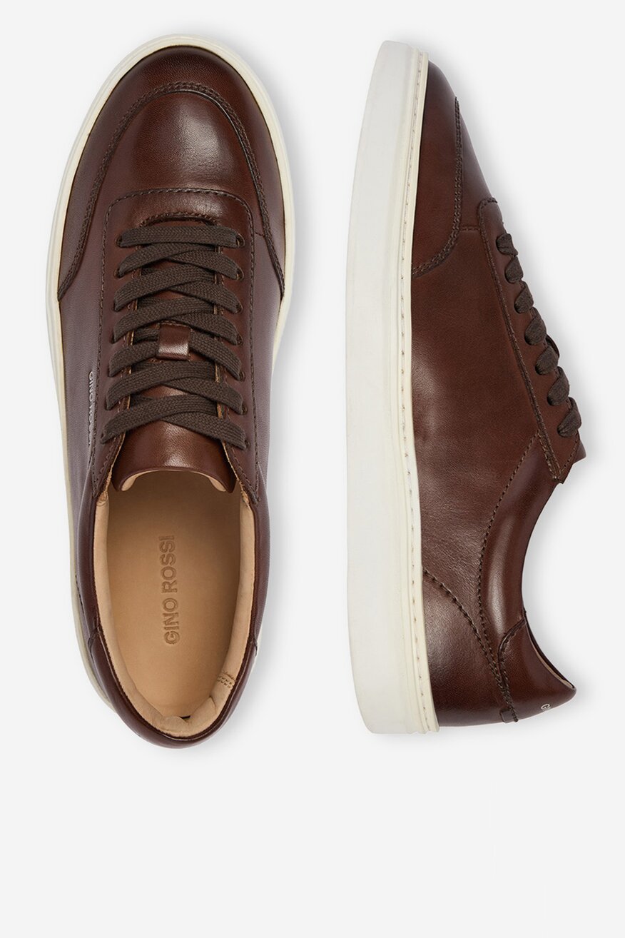 Gino Rossi - Sneakersy skórzane - 5906751802434