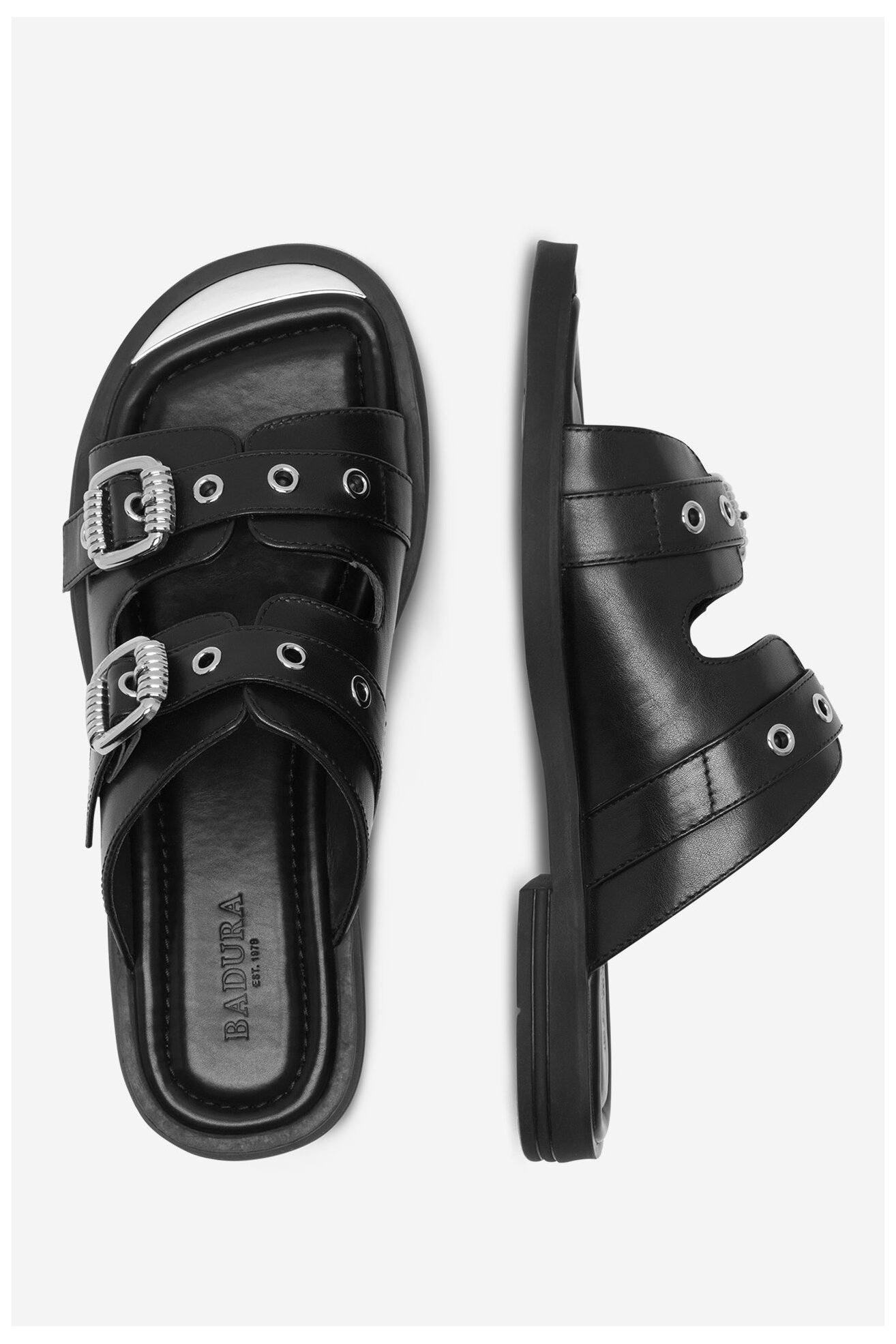 Klapki Badura WFA2590-1Z Czarny