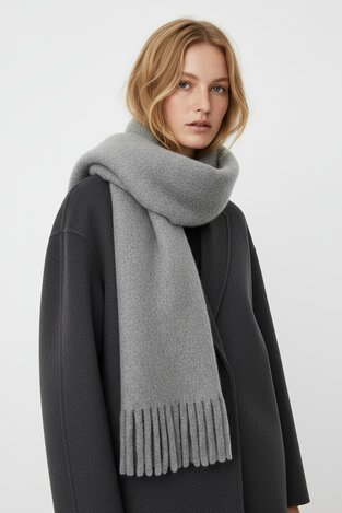 Шарф Жіночий Mexx CEO-MEXX-W4-001-AW25 СІРИЙ