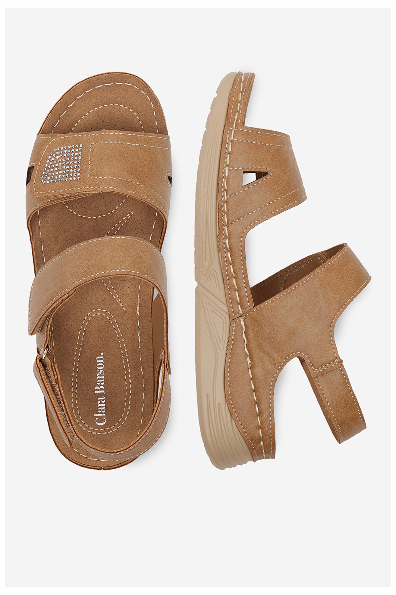 Sandały Clara Barson WFA3741-1 Beżowy