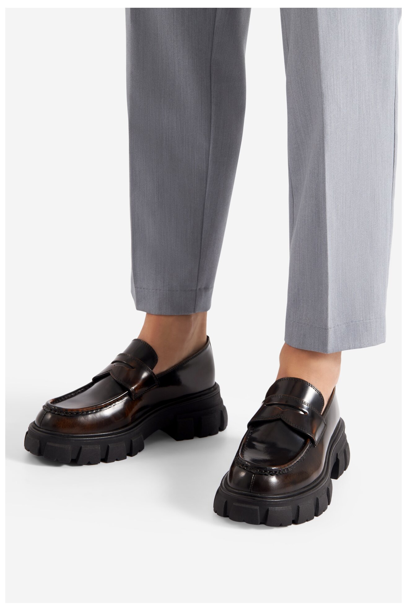 Mocasini Badura ELANA-01WI-002 MARO ÎNCHIS