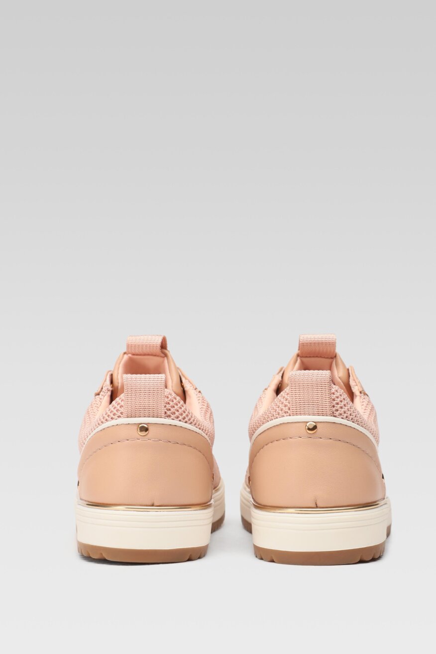 
                DeeZee - Półbuty różowe sznurowane - 5903698436937