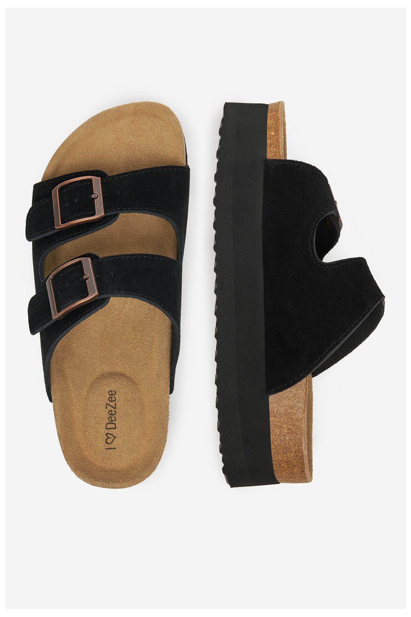 Klapki DeeZee DZ-C1 Czarny