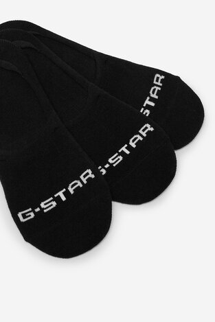 Шкарпетка G-STAR RAW AS_G-STAR_S_124_SS25 (3-PACK) ЧОРНИЙ
