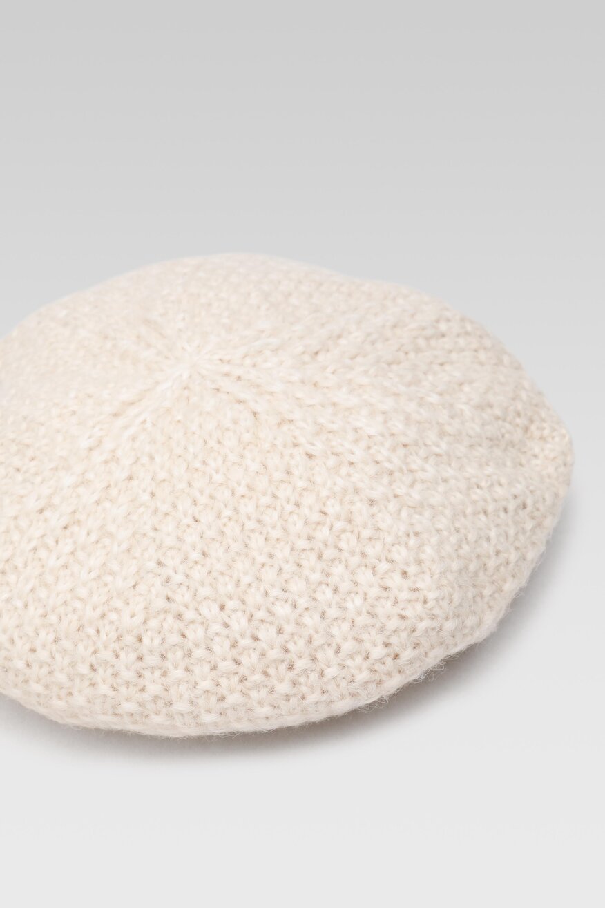 
                ACCCESSORIES - Beret pastelowy beżowy - 5904248977641