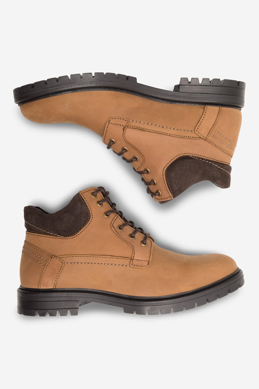 Lasocki - Trzewiki skórzane ocieplane - 5905588068266