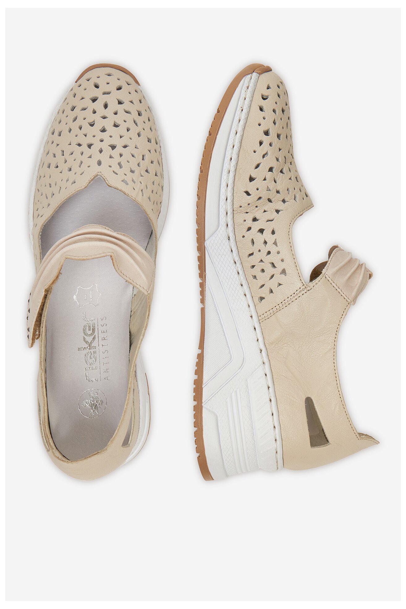 Балерина Rieker CEO-N4382-60 БЕЖОВ