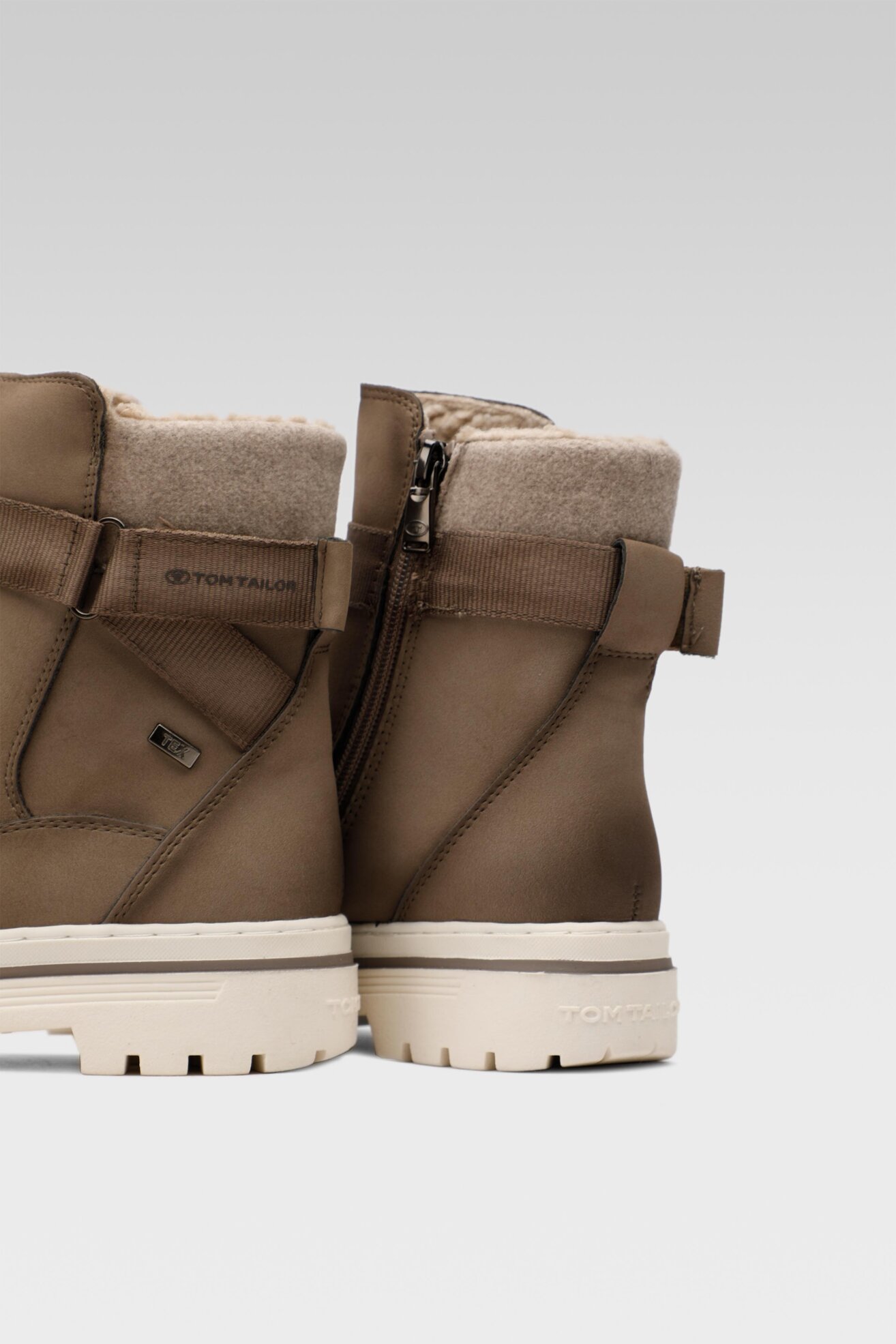 Botki Tom Tailor 4290602 Beżowy ciemny