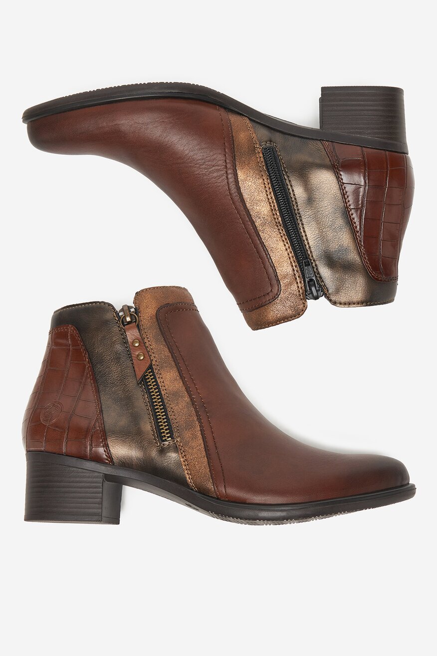 Kotníková obuv Remonte HNĚDÁ - 2230085561334