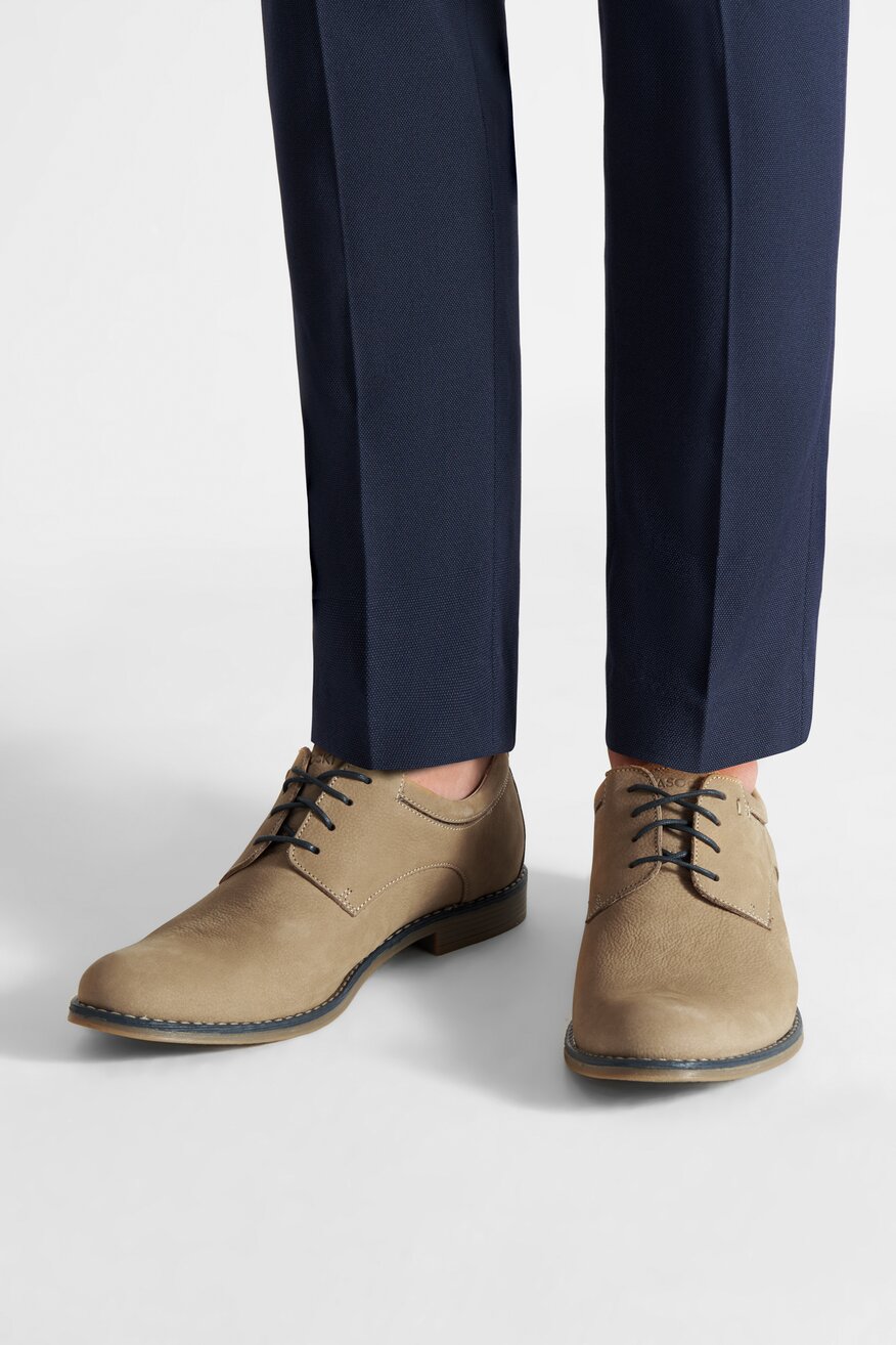 
                Lasocki - Skórzane półbuty beżowe - 5904862571713