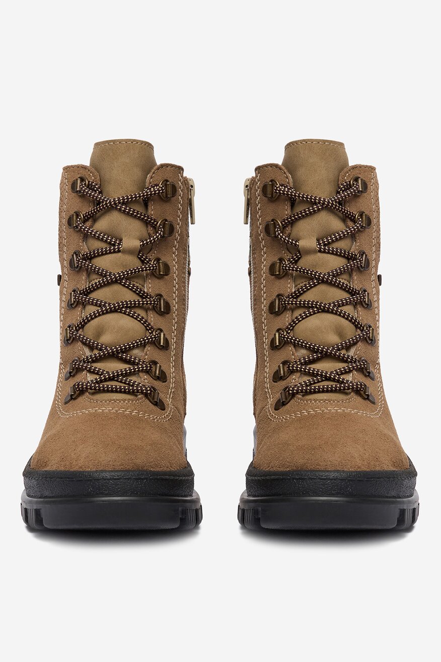 Rieker - Trzewiki zamszowe ocieplane - 2230085555890