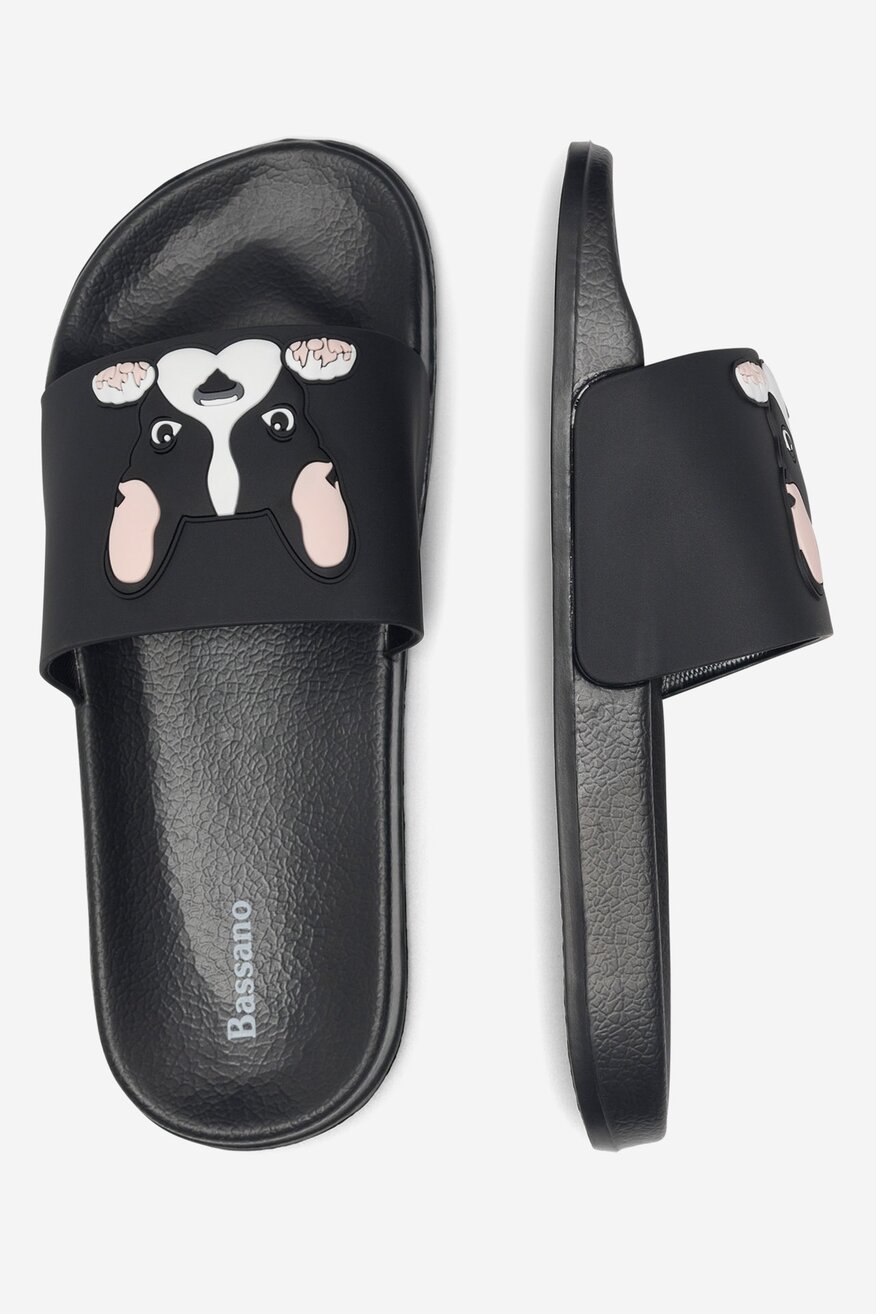 Șlapi pentru bazin Bassano NEGRU - 5905588397311