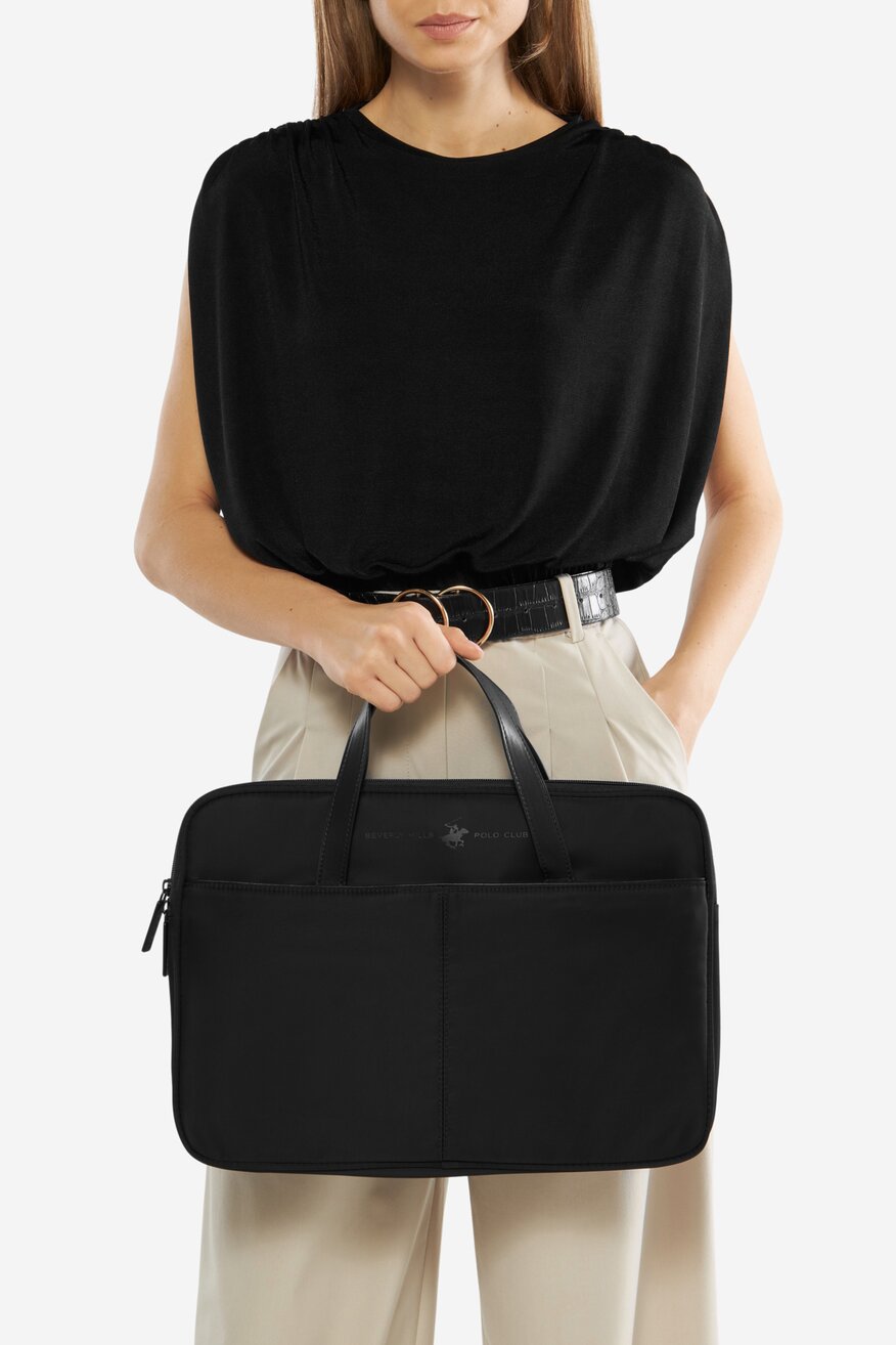 Geantă de mână Beverly Hills Polo Club NEGRU - 5905588843986