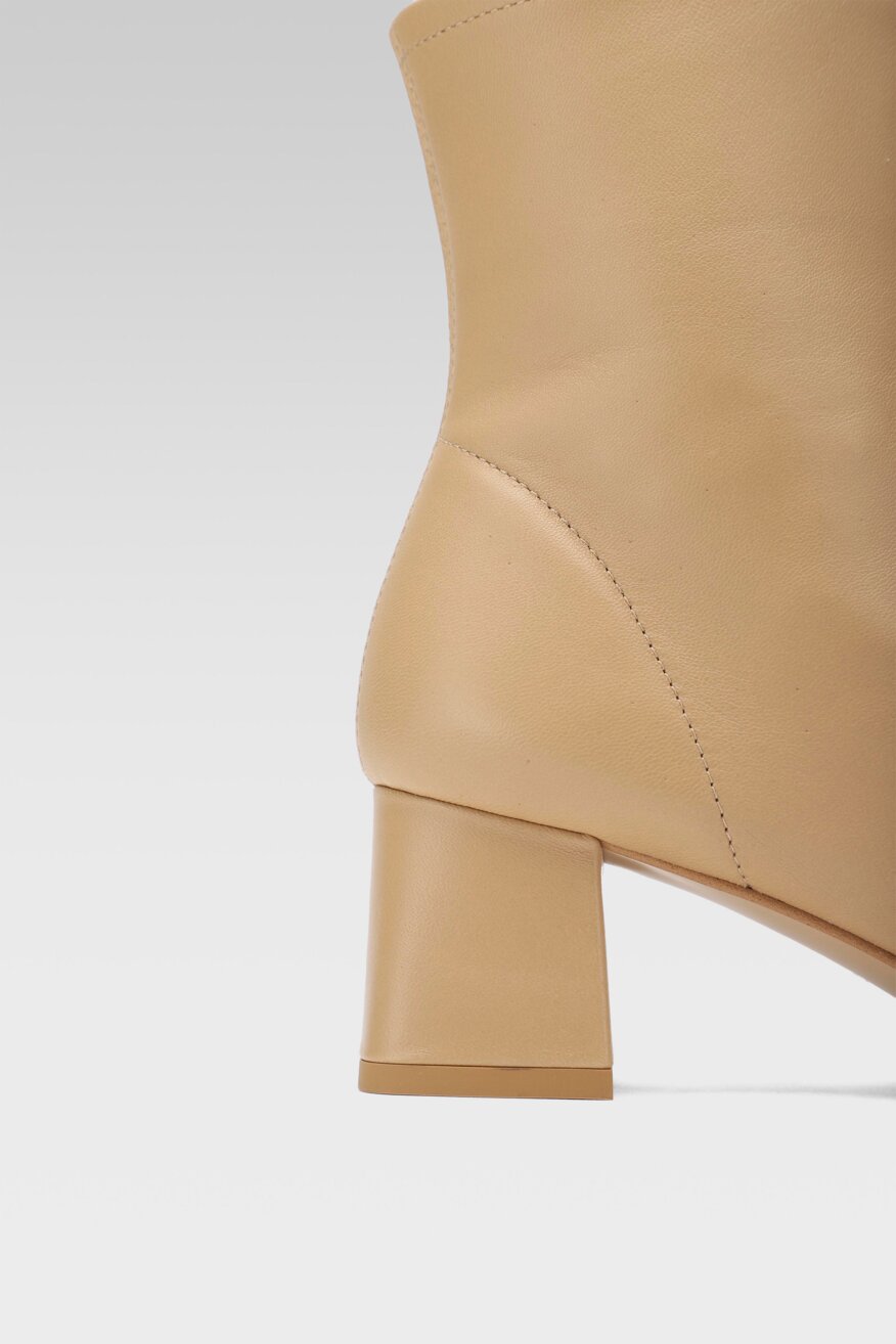 Gino Rossi - Skórzane botki na obcasie - 5903698919102