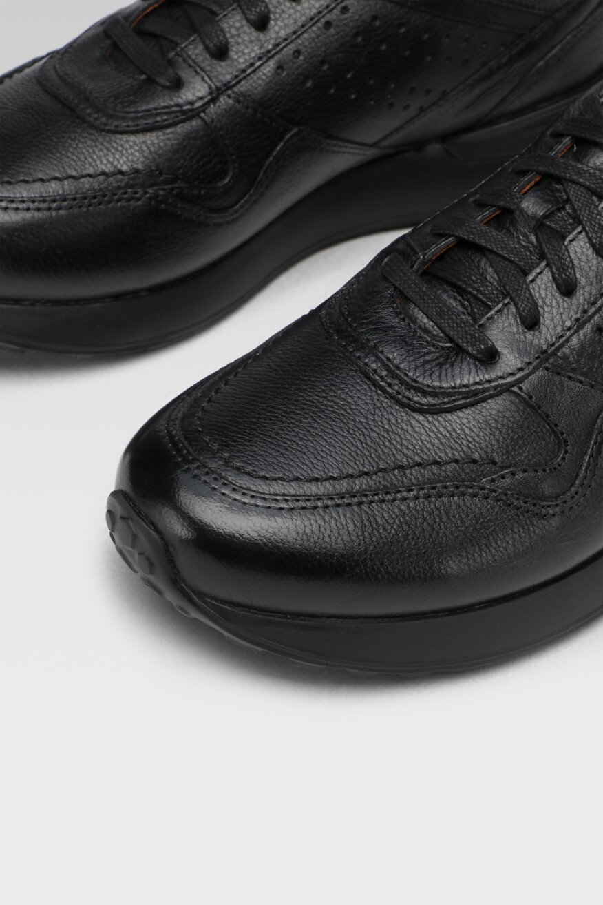 Gino Rossi - Skórzane półbuty czarne - 5903698540368