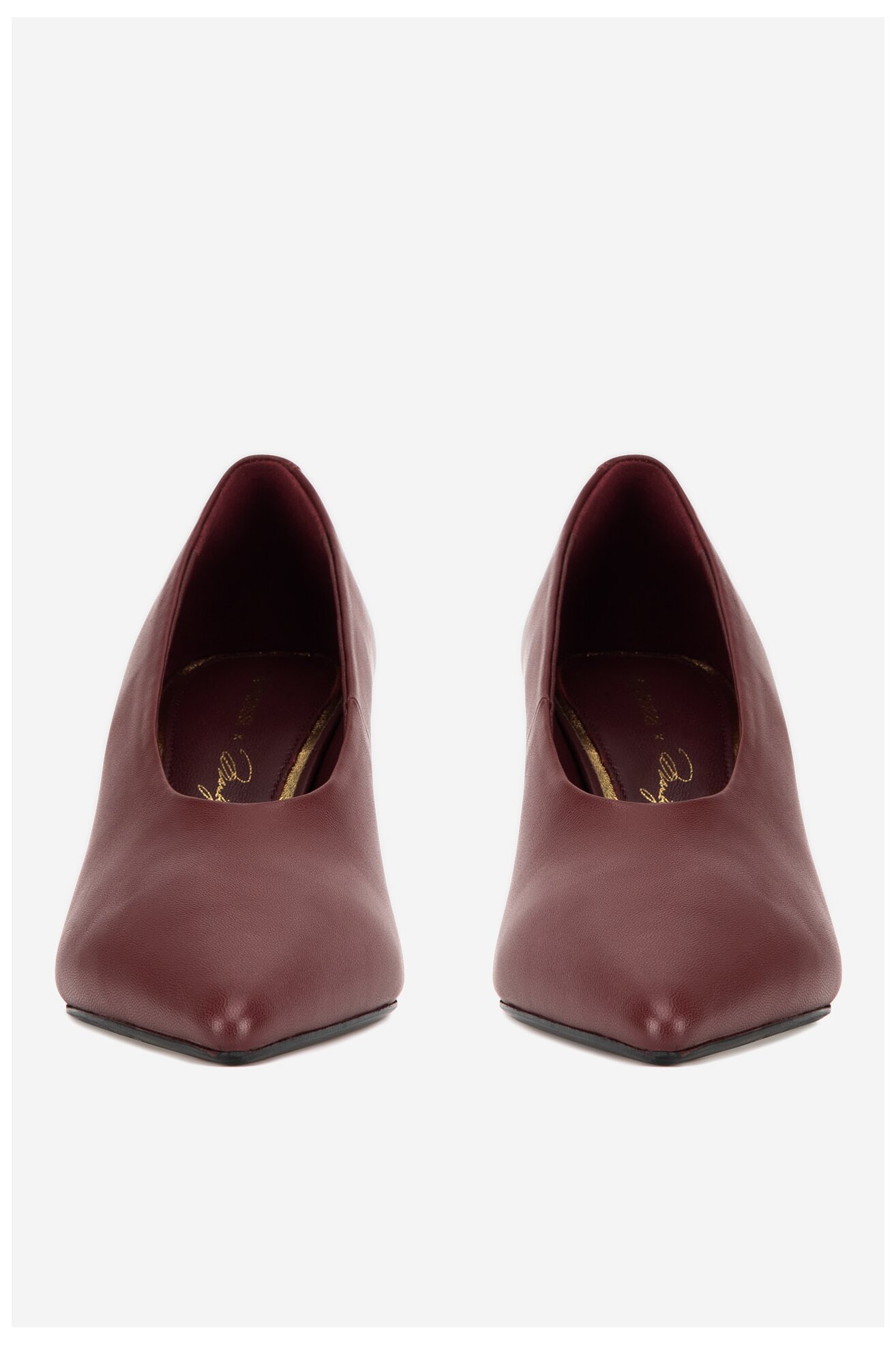 Pantofi cu toc Gino Rossi CLEO-1527-1-TB GRENA ÎNCHIS