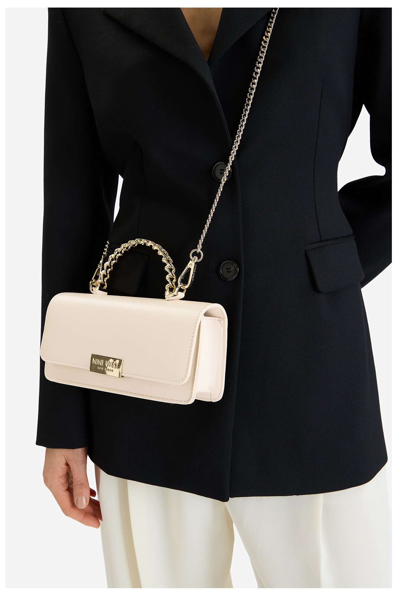 Сумка З Ремінцем NINE WEST CEO-MERCER MOOD-KY317 БЕЖЕВИЙ