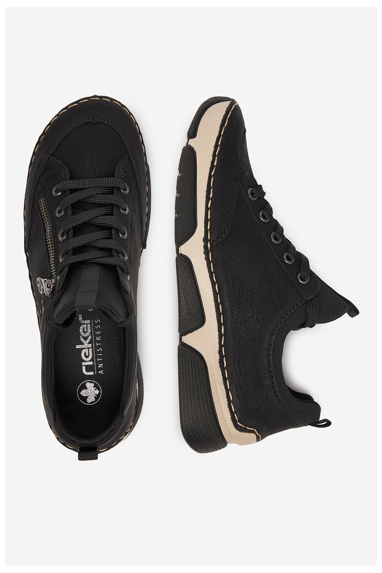 Pantofi casual Rieker 45973-00 NEGRU