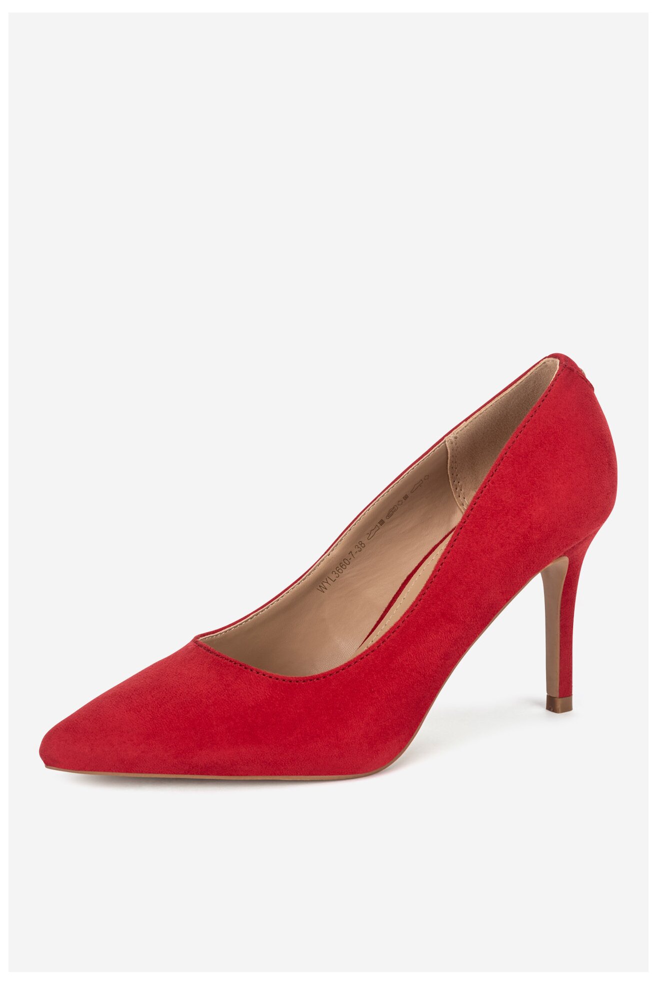 Czółenka DeeZee WYL3660-7 Czerwony