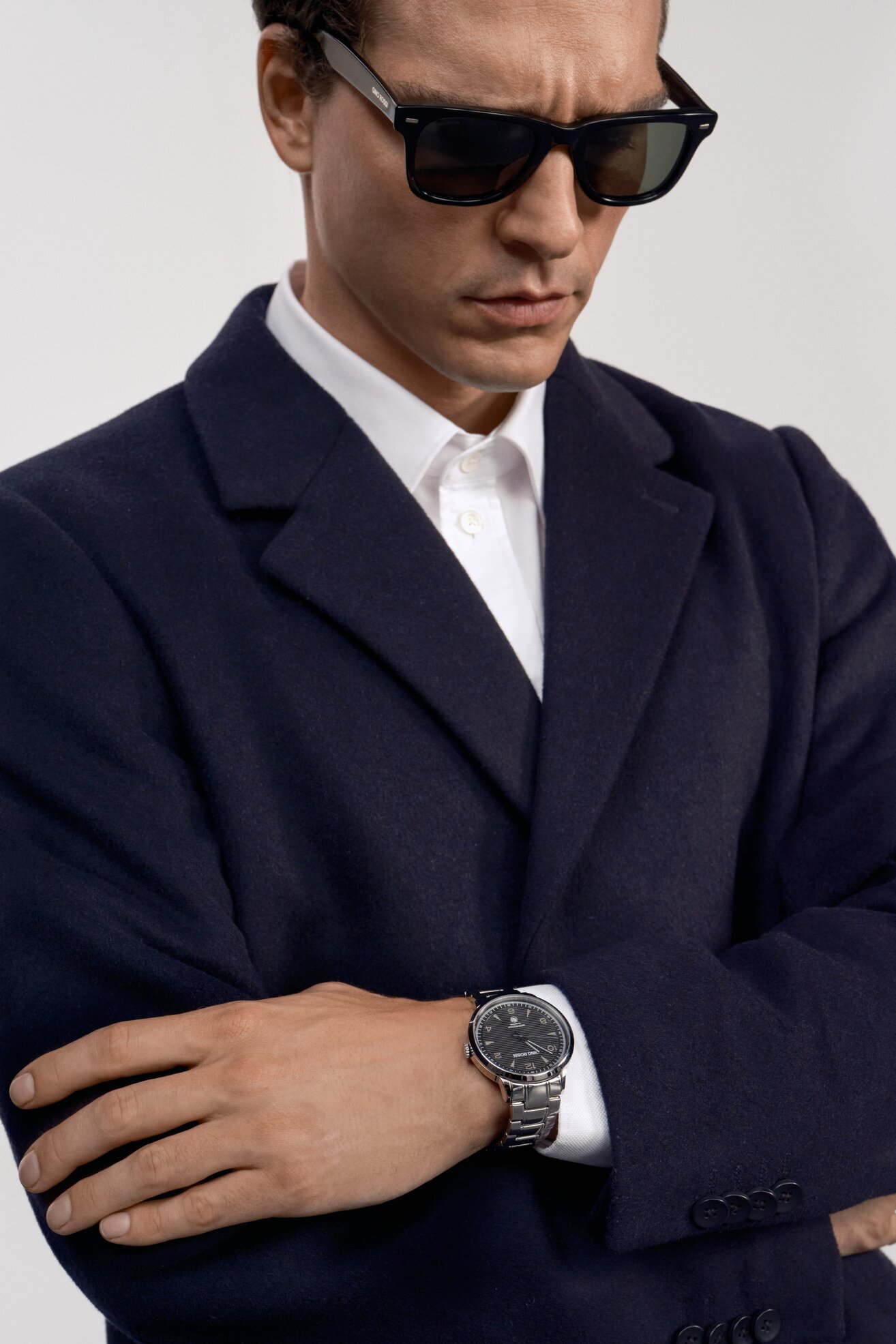 Okulary męskie Gino Rossi O3MA-005-SS21 Czarny