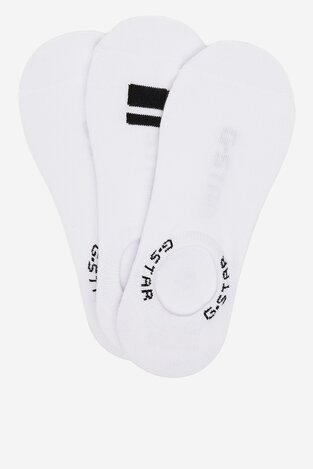 Шкарпетка G-STAR RAW AS_G-STAR_S_020_SS25 (3-PACK) БІЛИЙ