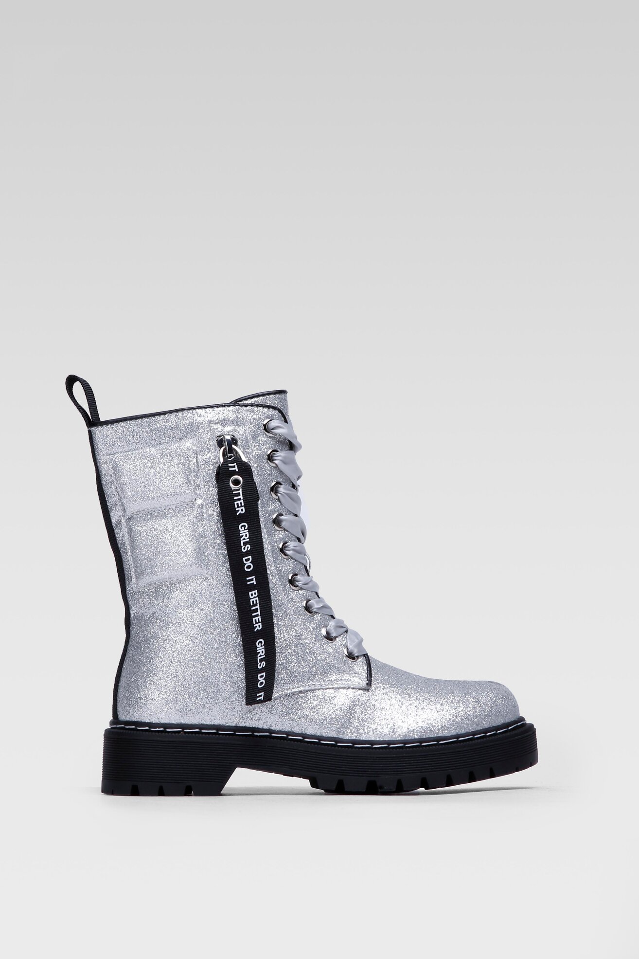 Duboke cipele DeeZee CS5587-10 SREBRNA