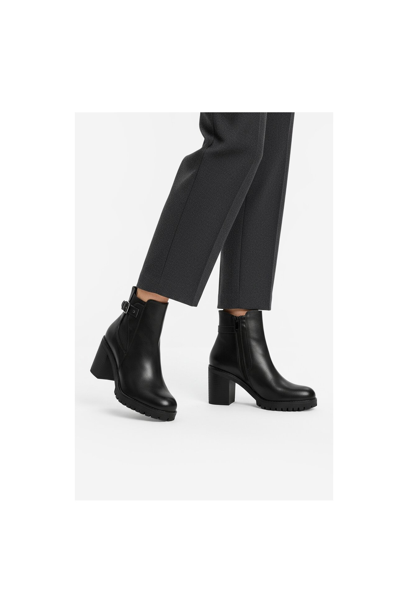 Botki Clara Barson CEO-MAGNA HL221125 Czarny