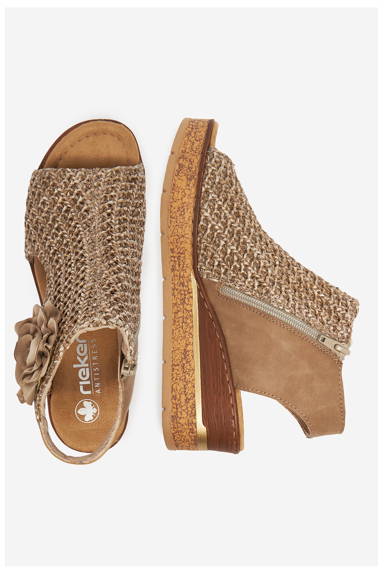 Sandały Rieker CEO-63791-60 Beżowy