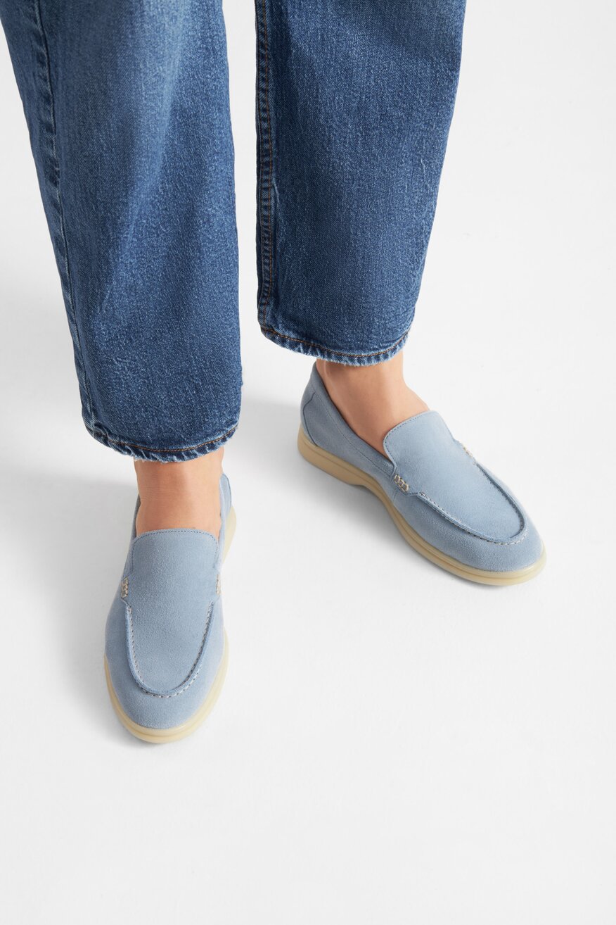 
                Gino Rossi - Loafersy zamszowe - 5905588434856