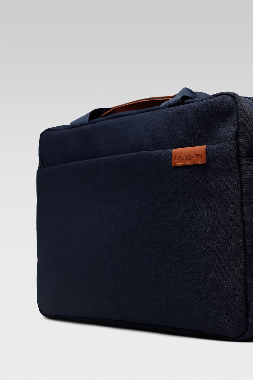 
                Lanetti - Torba na laptopa granatowa - 5903698834184