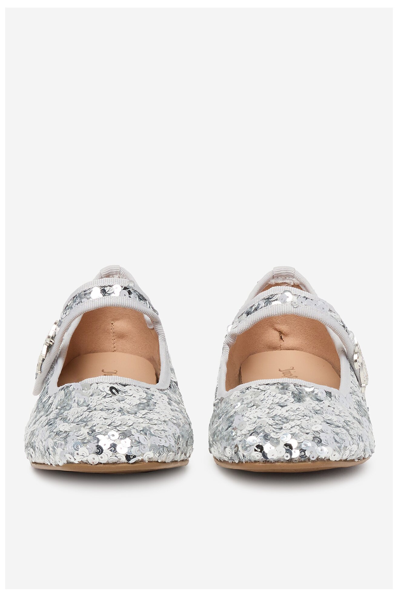 Baleriny Juicy Couture CEO-CM250112-1 Srebrny
