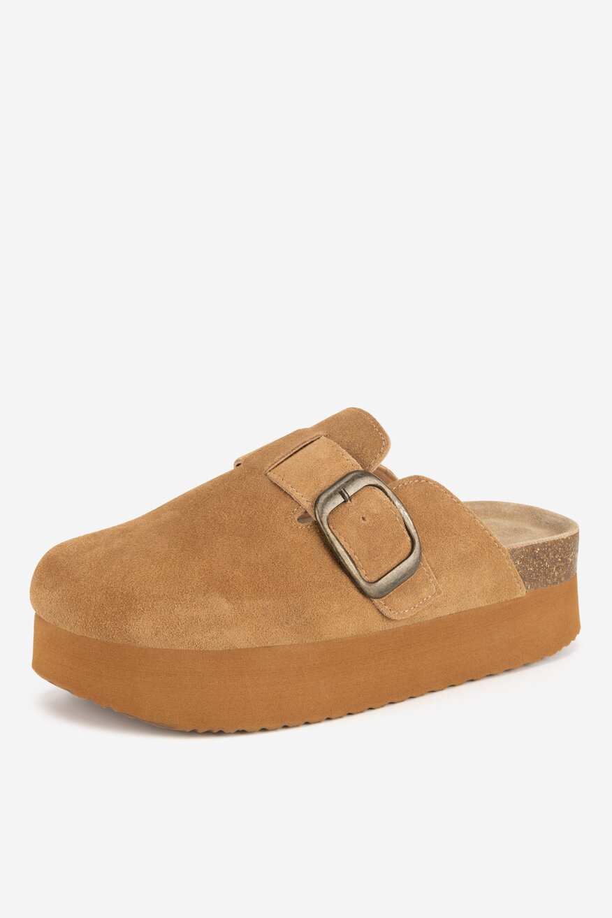 Badura - Mule zamszowe - 5905588985983
