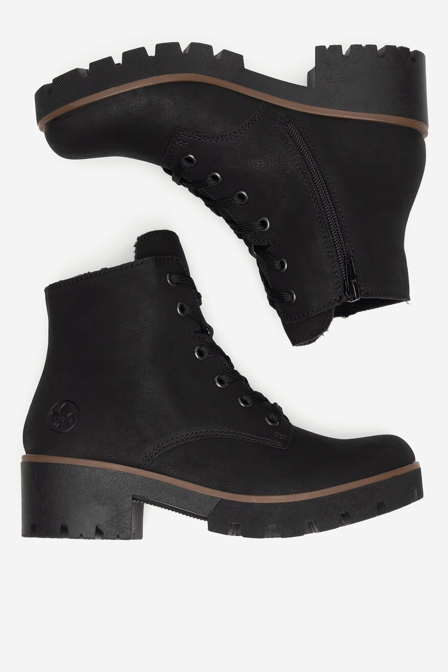 Rieker - Trzewiki ocieplane na słupku - 2230068902796