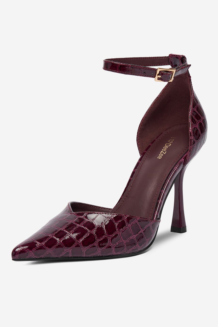 
                Туфлі-Човники DeeZee БОРДОВИЙ - 5906751874608