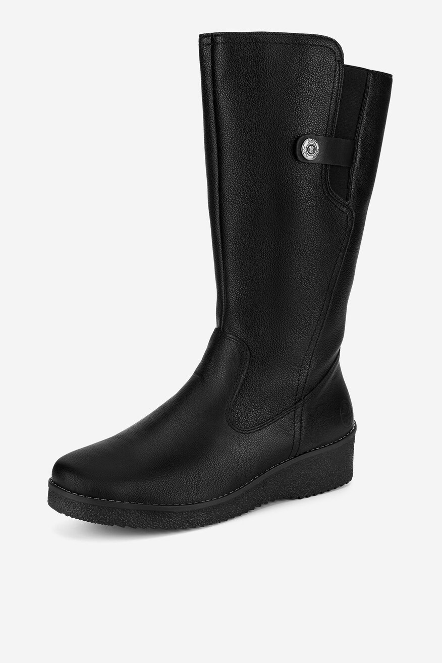 
                Rieker - Kozaki skórzane ocieplane - 2230068928055