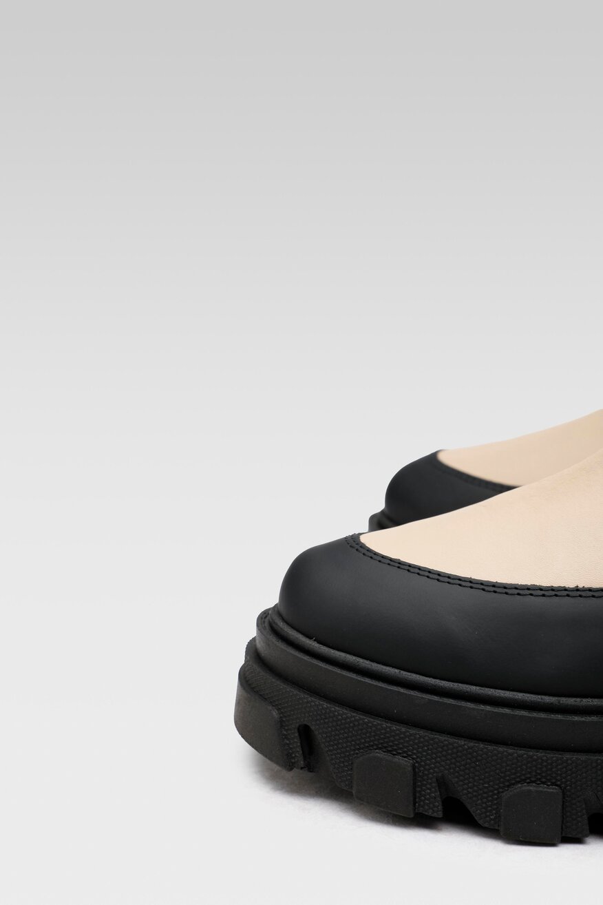 
                RAGE AGE - Botki beżowe - 2230032347950