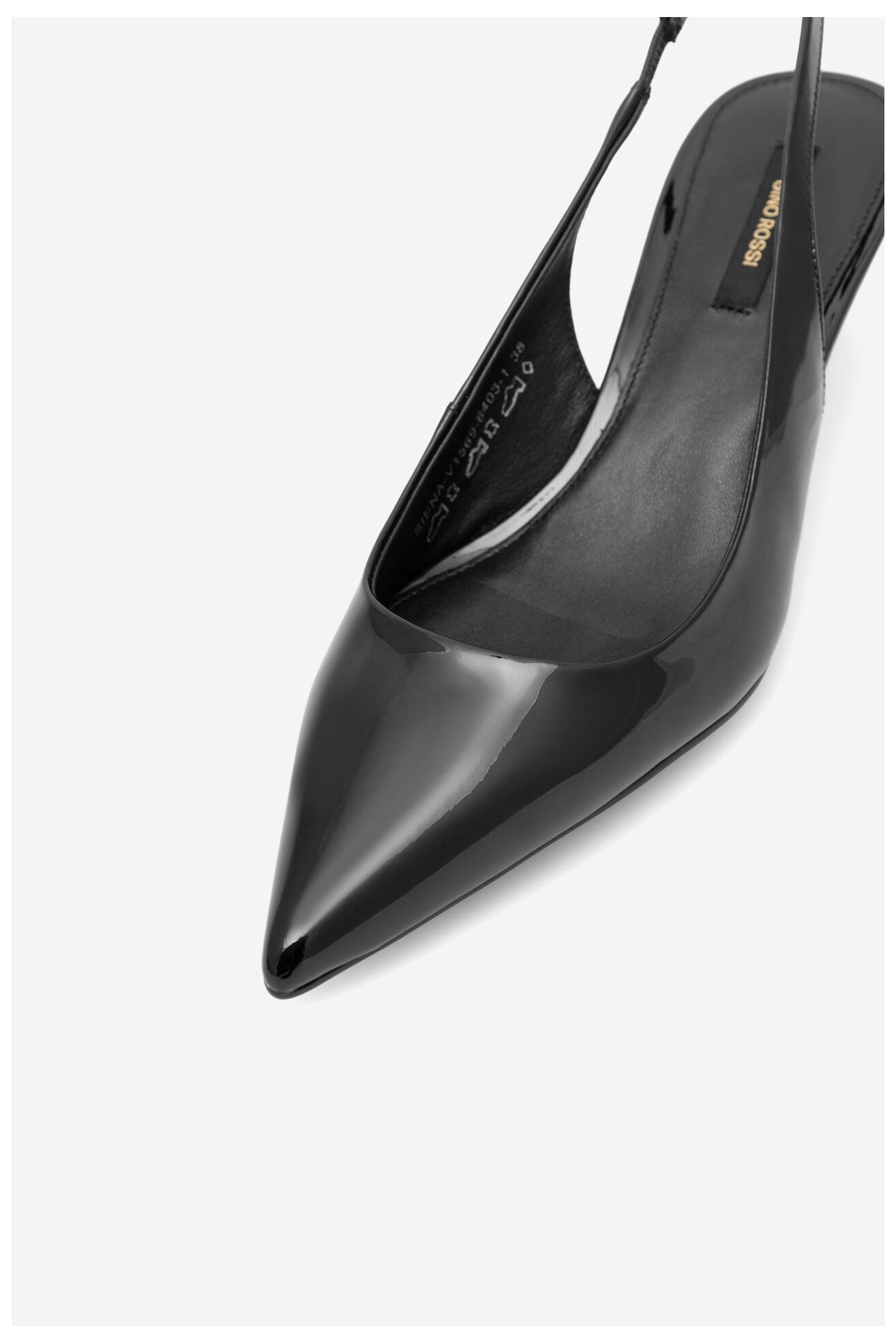 Czółenka Gino Rossi SIENA-V1569-6403-1 Czarny