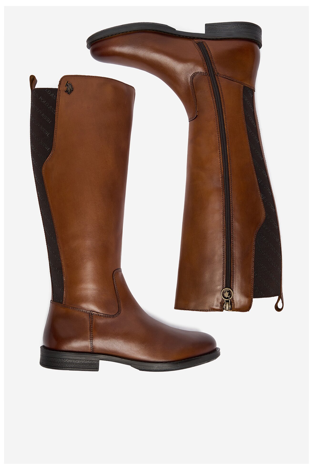 Ботуши U.S. POLO ASSN. CEO-INGRID001W/EL1 КАФЯВ