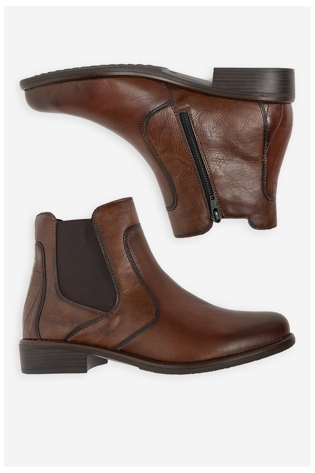 Боти Remonte D0F70-23 ТЪМНОКАФЯВ