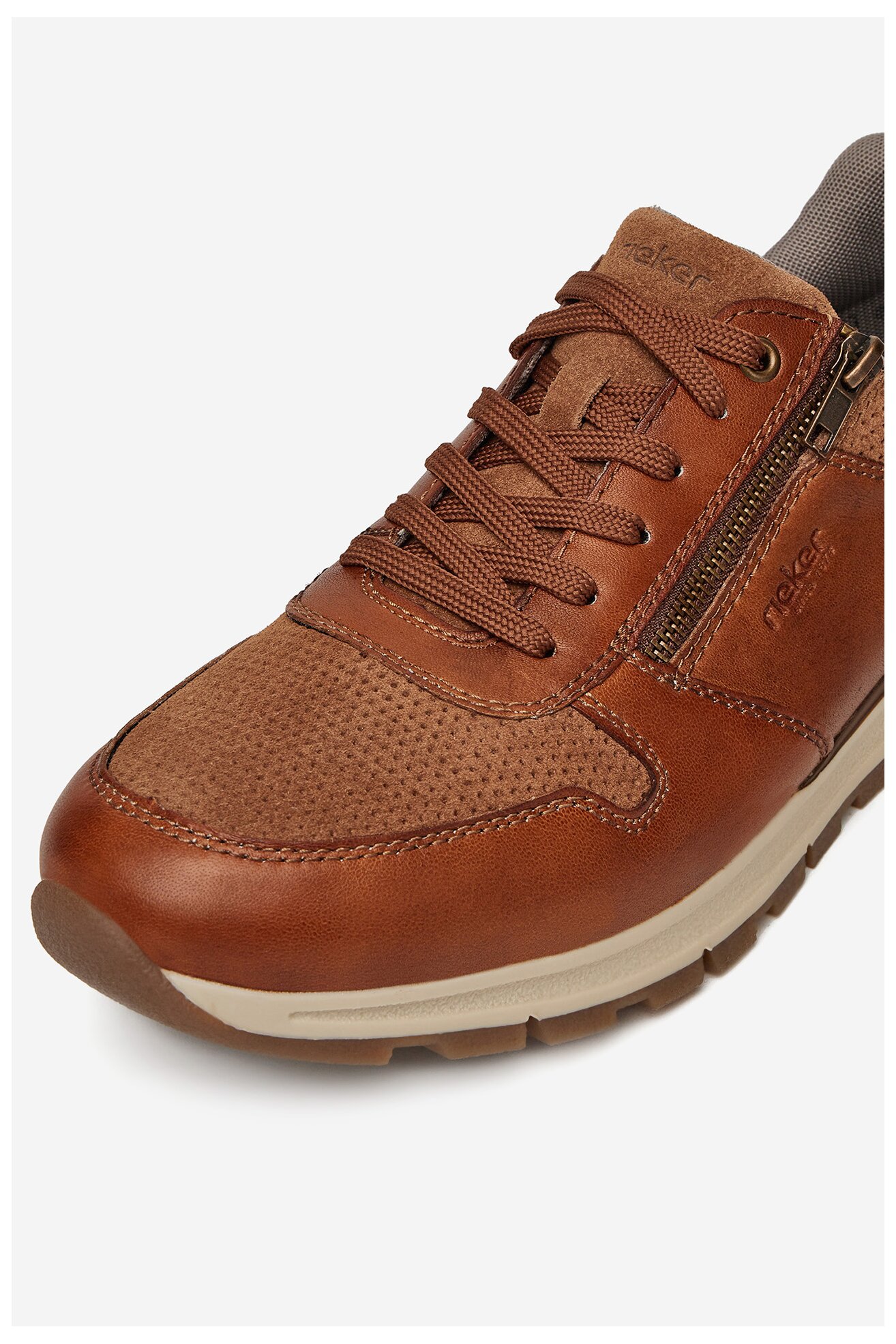 Półbuty Rieker B0505-24 Brązowy