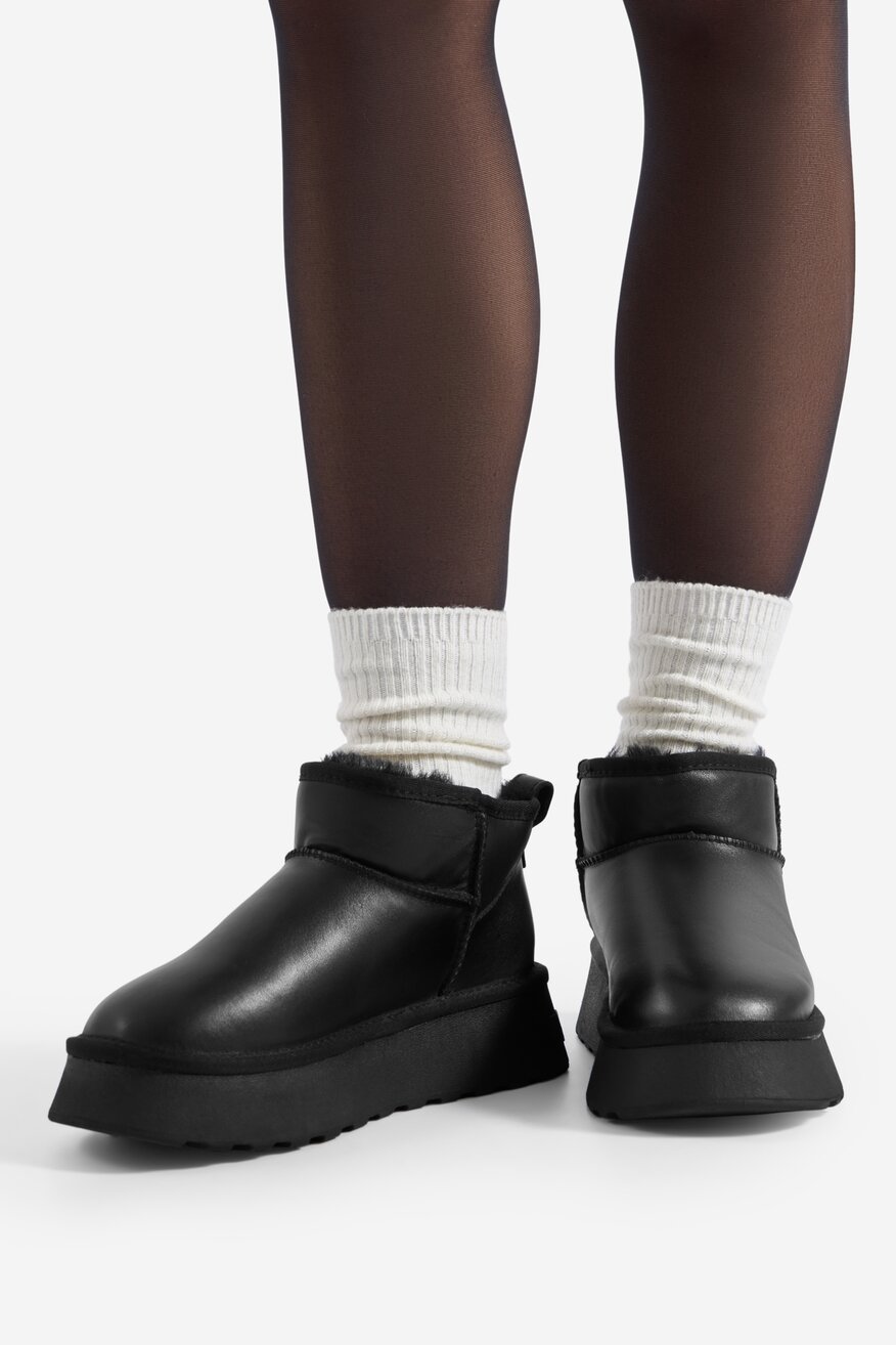 Badura - Botki skórzane ocieplane - 5905588985204