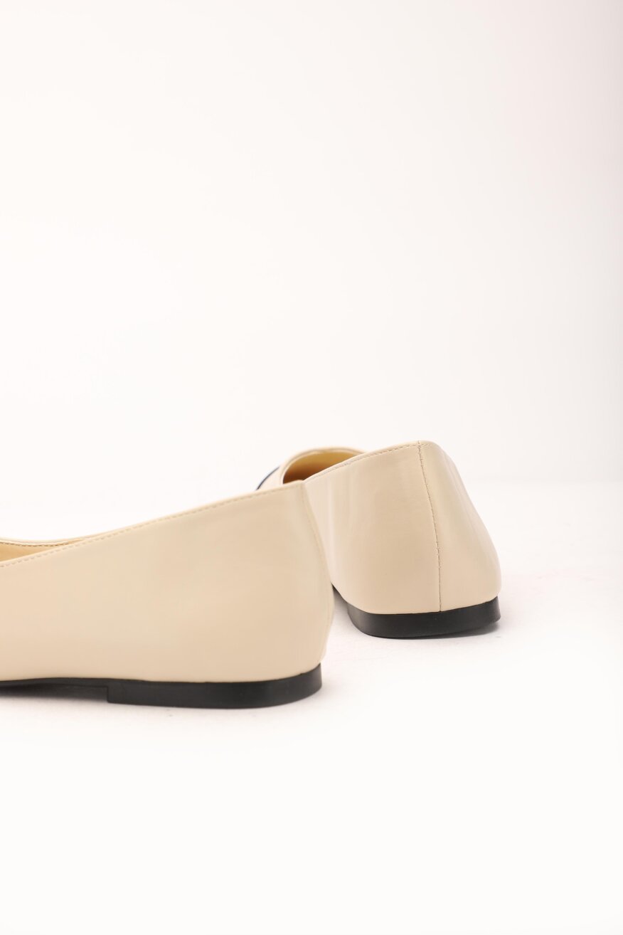 Bassano - Baleriny pastelowe beżowe - 5903698299129