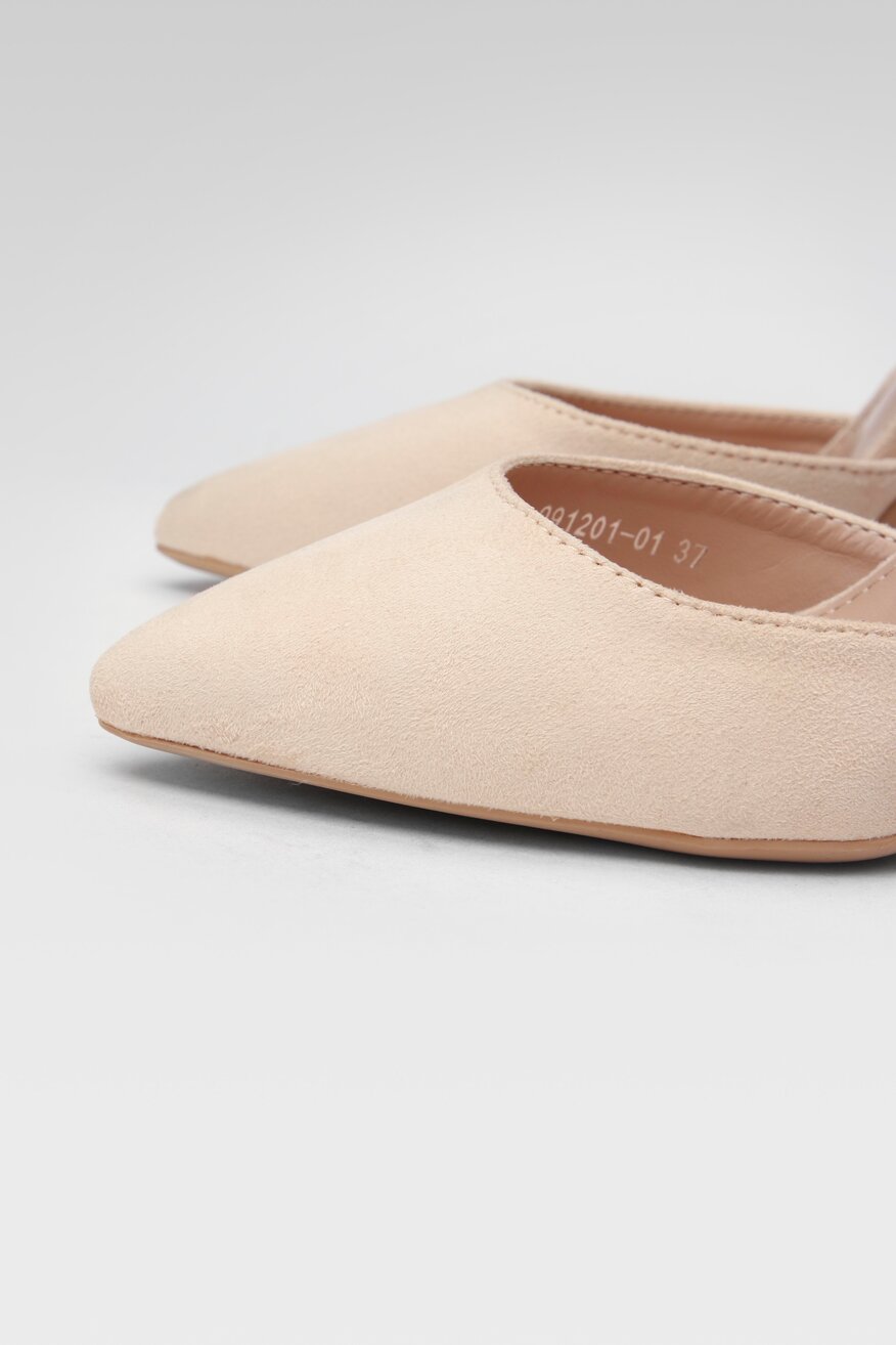 Pantofi cu toc DeeZee BEJ - 5904862533421